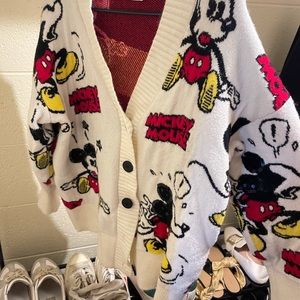 Zara Mickey Mouse Cardigan